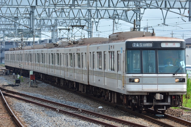 【メトロ】03系03-108F 廃車回送を羽生駅で撮影した写真