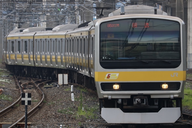 【JR東】E231系ミツB4編成 東大宮操へ回送を大宮駅で撮影した写真