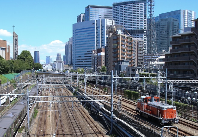【JR東】 E655系使用 御召列車(復路)を大崎～品川間で撮影した写真
