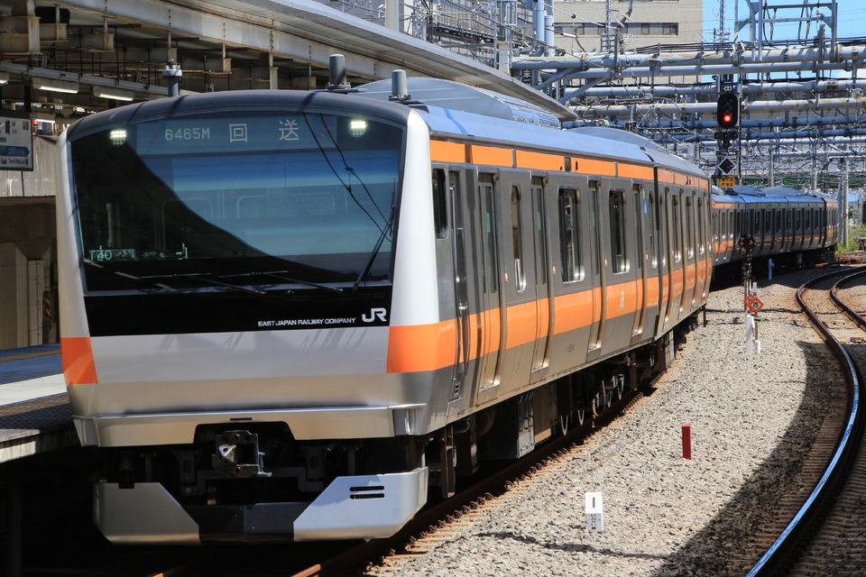 【JR東】E233系トタT40編成 東京総合車両センター出場の拡大写真