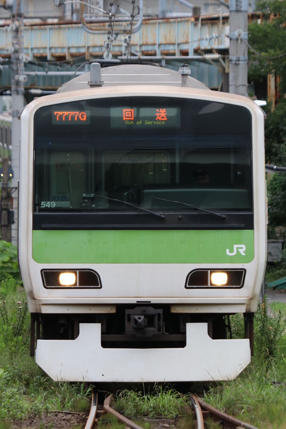 【JR東】E231系トウ549編成東京総合車両センター入場の拡大写真
