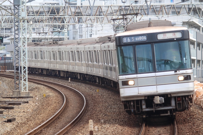 【メトロ】03系03-106F 竹ノ塚分室へ回送を西新井駅で撮影した写真