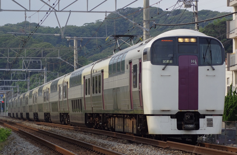 【JR東】215系横須賀線で乗務員訓練の拡大写真