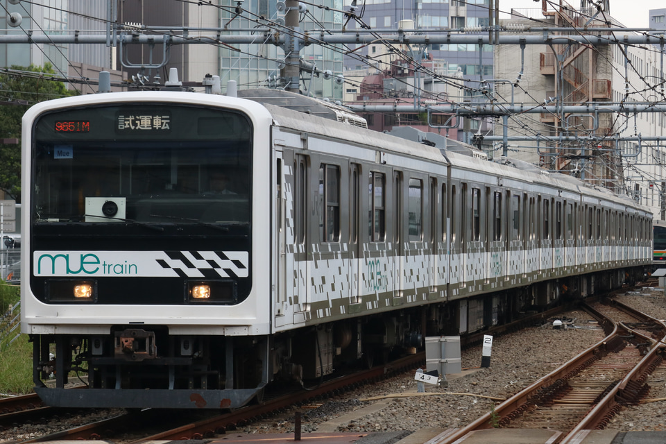 【JR東】209系「MUE-Train」東北・山手貨物線試運転の拡大写真