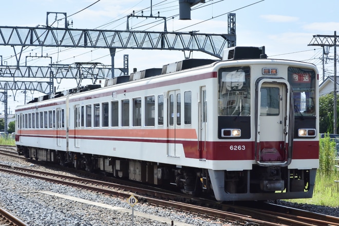 【東武】6050系6163F廃車回送を羽生駅で撮影した写真
