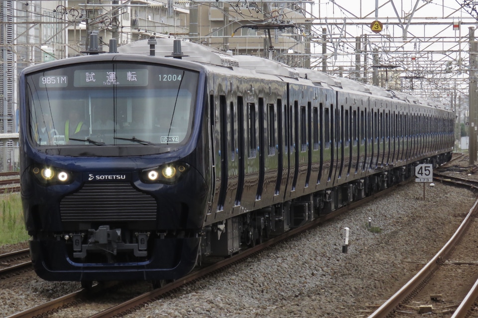 【相鉄】12000系12104F埼京線経由の試運転の拡大写真