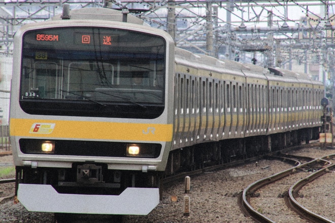 【JR東】E231系ミツB38編成 大宮総合車両センター入場を立川駅で撮影した写真