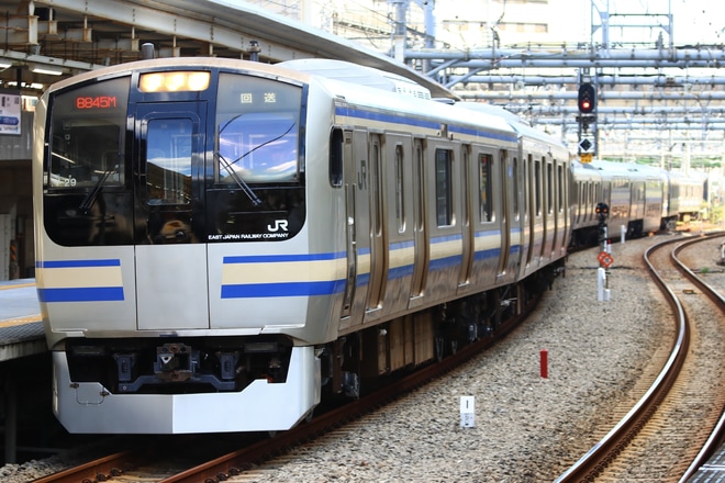【JR東】E217系クラY-30編成 東京総合車両センター入場を大崎駅で撮影した写真
