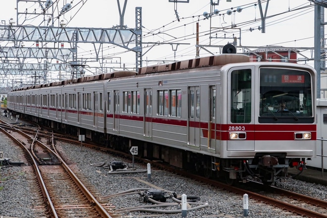 【東武】20000系21803Fが北館林へを羽生駅で撮影した写真