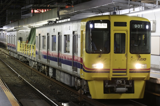 【京王】機材搬入に伴う工事列車(20190911)