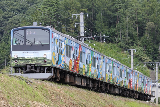 【富士急】6000系6502編成「トーマストレイン」に小変化を三つ峠～東桂間で撮影した写真