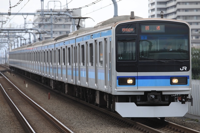 【JR東】E231系K3編成武蔵小金井から回送を武蔵境駅で撮影した写真