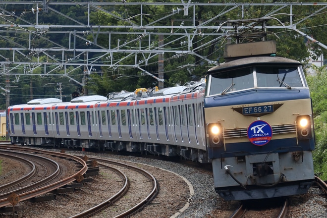 【TX】新型車両TX-3000系3181F甲種輸送を金谷～島田間で撮影した写真