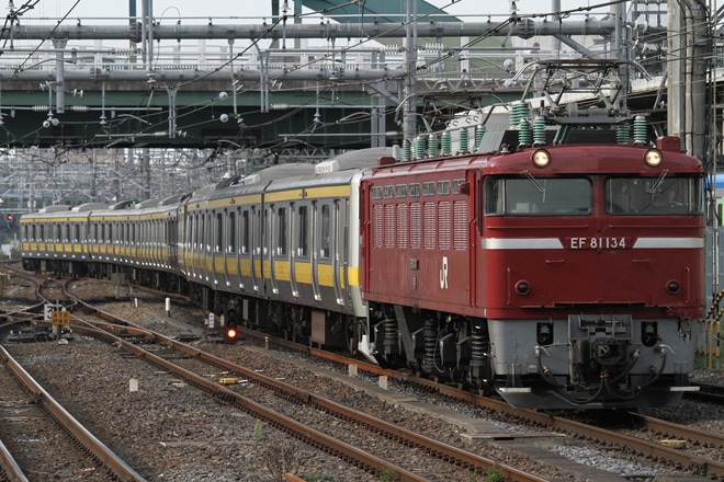 【JR東】E231系ミツB12編成配給輸送を大宮駅で撮影した写真