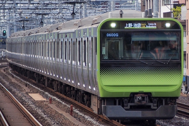 【JR東】山手線 東京五輪宣伝ラッピングに変化を御徒町駅で撮影した写真