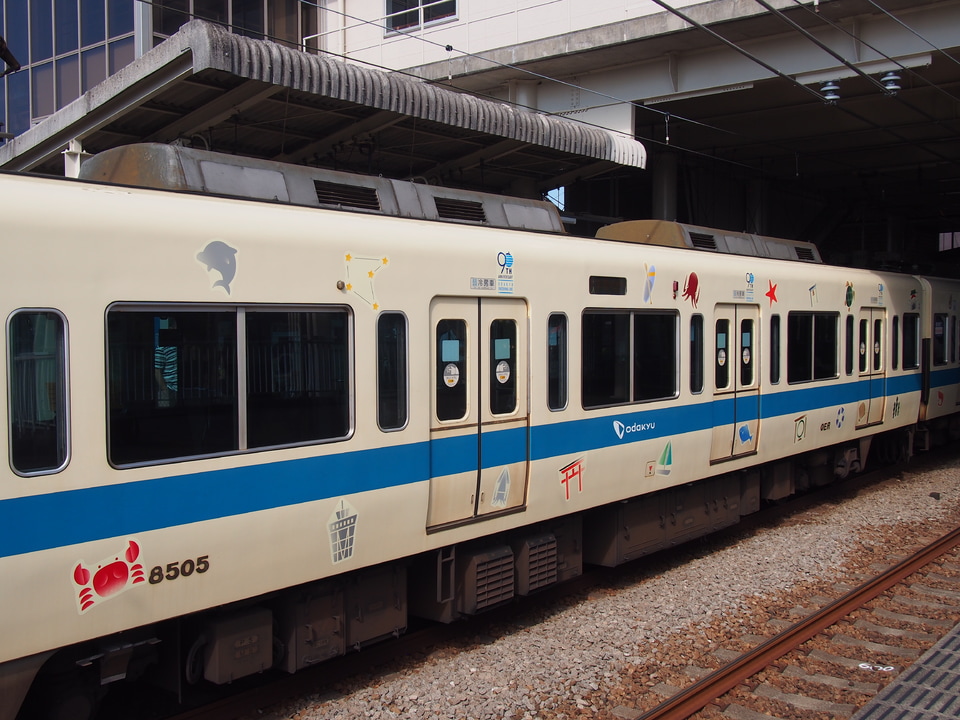 【小田急】8000形8255Fが「江ノ島線開業90周年」仕様にの拡大写真