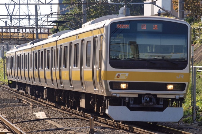 【JR東】E231系ミツB31編成返却回送(20191001)を西国分寺駅で撮影した写真