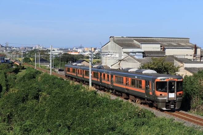 【JR海】313系8000番台使用の臨時快速知多鉄道酢トーリーを東浦〜亀崎間で撮影した写真