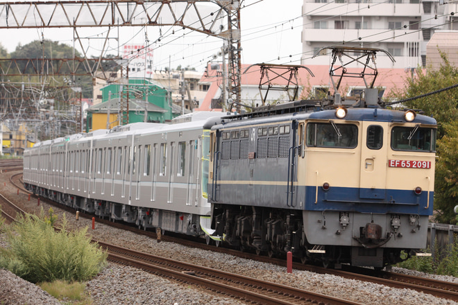 【メトロ】13000系13139F7両 甲種輸送を戸塚駅で撮影した写真