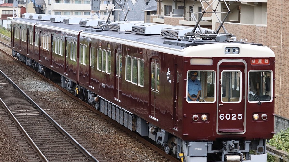阪急】6000系6025F出場試運転 |2nd-train鉄道ニュース