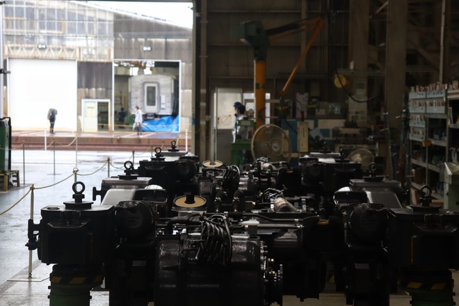 を総合車両製作所新津事業所で撮影した写真