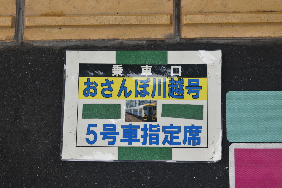 【JR東】E257系使用のおさんぽ川越号運転の拡大写真