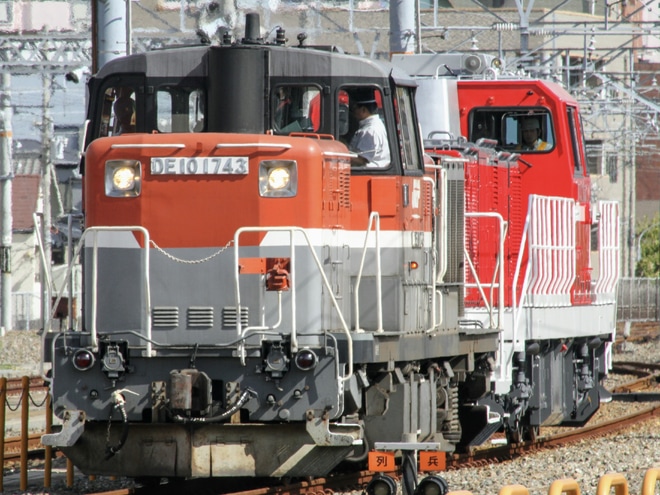 【JR貨】DD200-5甲種輸送を鷹取駅で撮影した写真