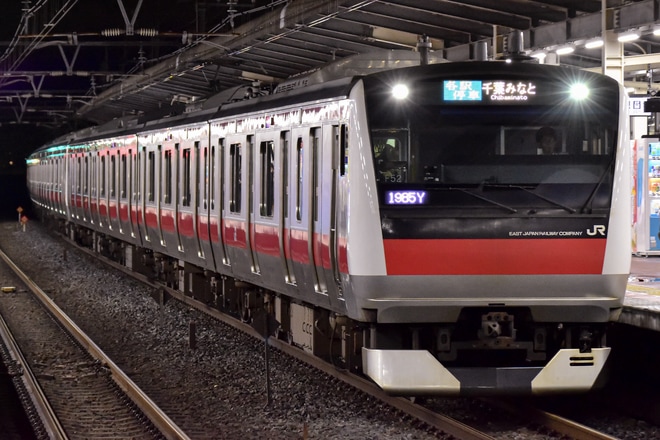【JR東】京葉線千葉みなと行き運転を新浦安駅で撮影した写真