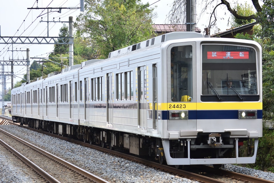 【東武】20000系20400型21423Fが新栃木以北で試運転の拡大写真