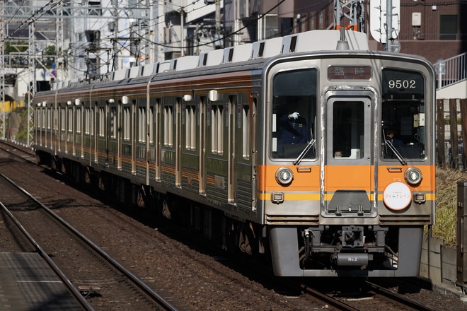 【南海】9000系 9501F マイトレインを使用した電車まつり臨を三国ヶ丘駅で撮影した写真