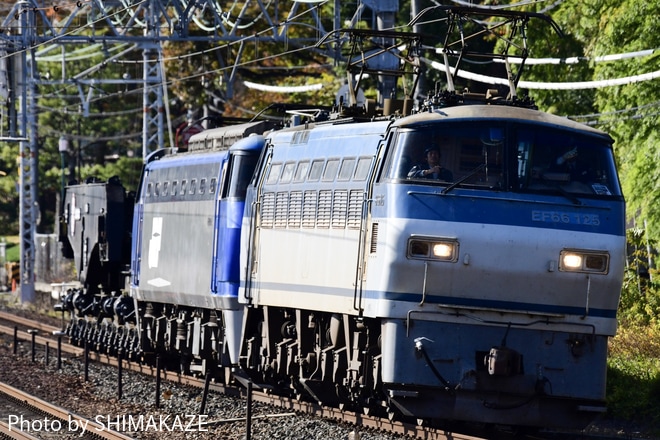 【JR貨】EF200-2 シキ800B 京都鉄道博物館へを山崎駅で撮影した写真