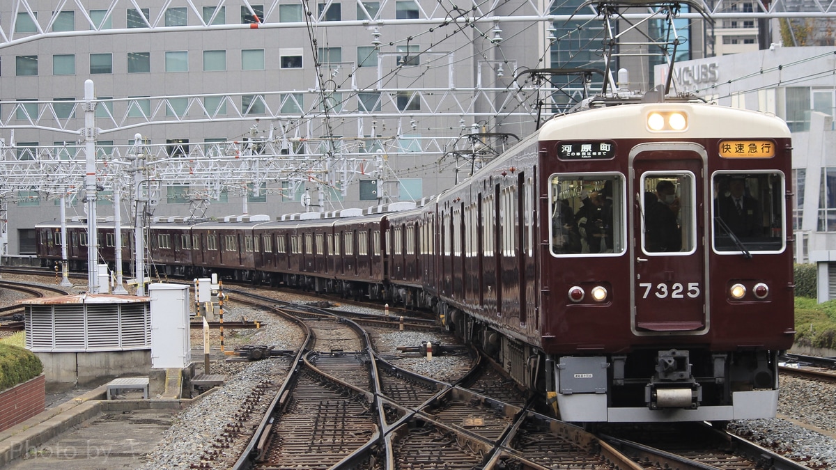 阪急】7300系 7325F10両運用代走 |2nd-train鉄道ニュース