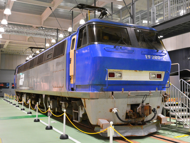 【JR貨】EF200-2/シキ800が京都鉄道博物館に展示されるを京都鉄道博物館で撮影した写真