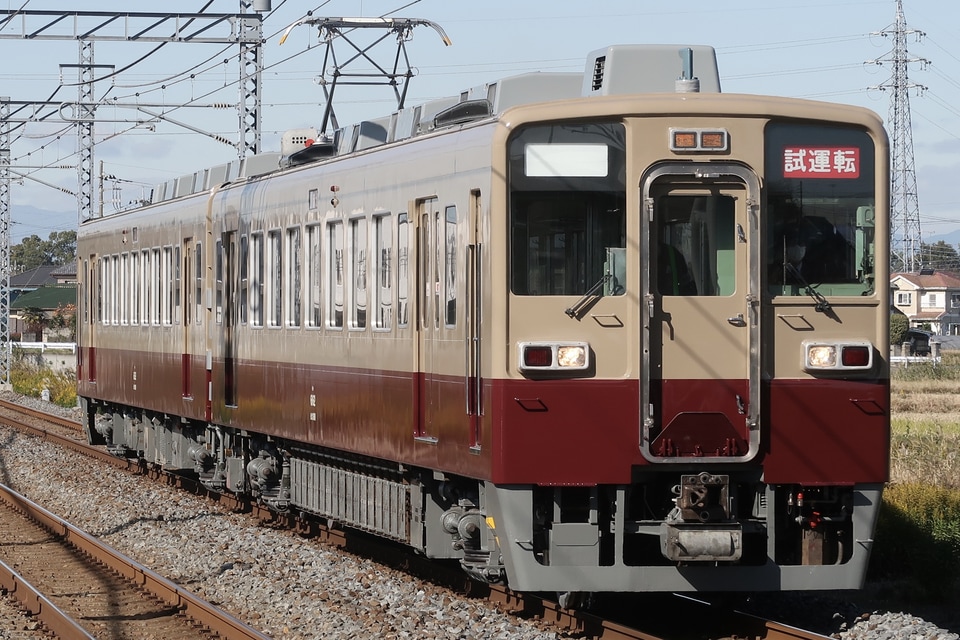 【東武】6050系6162F(6000系リバイバル塗装)出場試運転の拡大写真