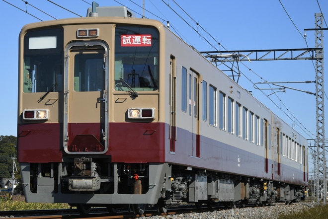【東武】6050系6162F(6000系リバイバル塗装)出場試運転を新大平下～静和間で撮影した写真