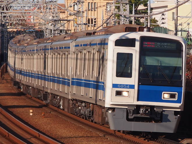 【西武】6000系6154F 営業運転復帰を多摩川駅で撮影した写真
