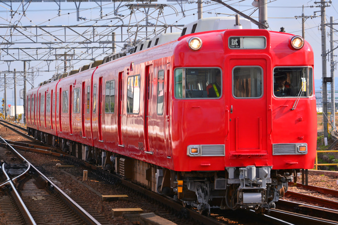 【名鉄】6000系6002F舞木出場試運転を新安城駅で撮影した写真