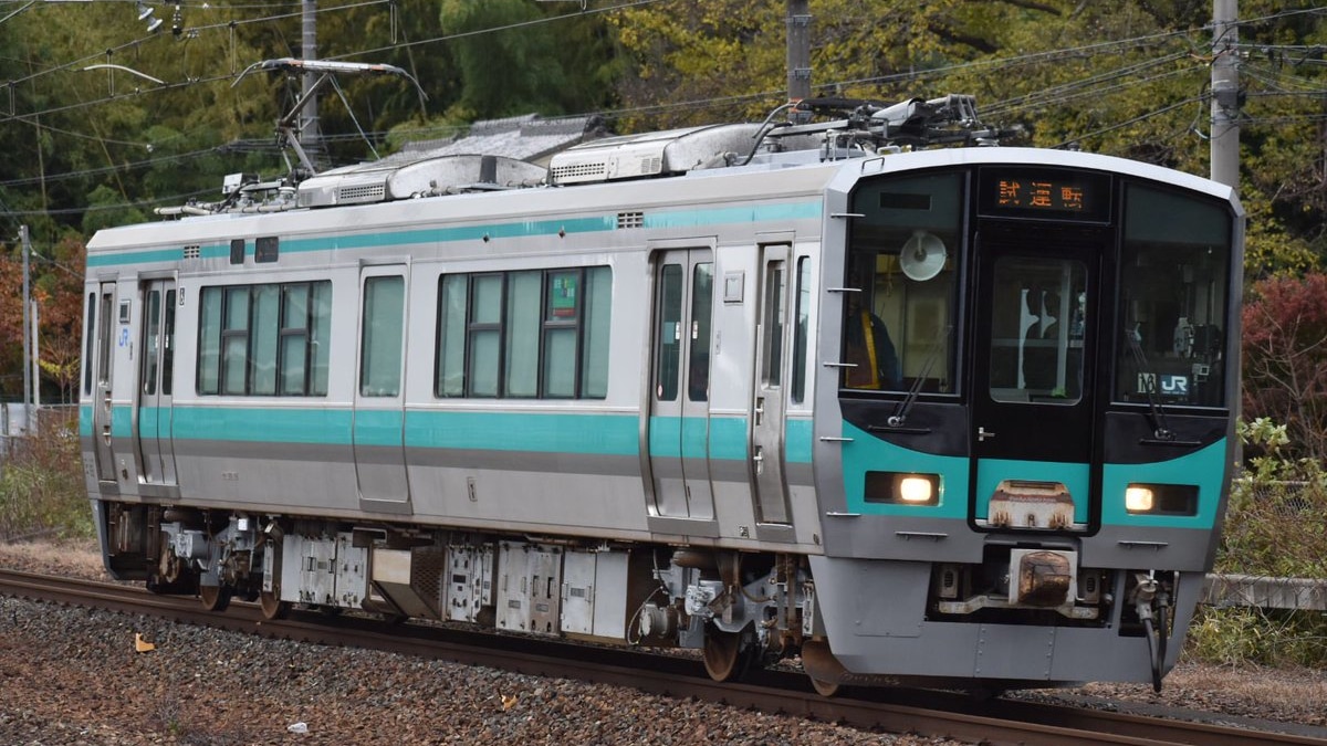 JR西】125系クモハ125-16が吹田総合車両所本所出場試運転 |2nd-train 