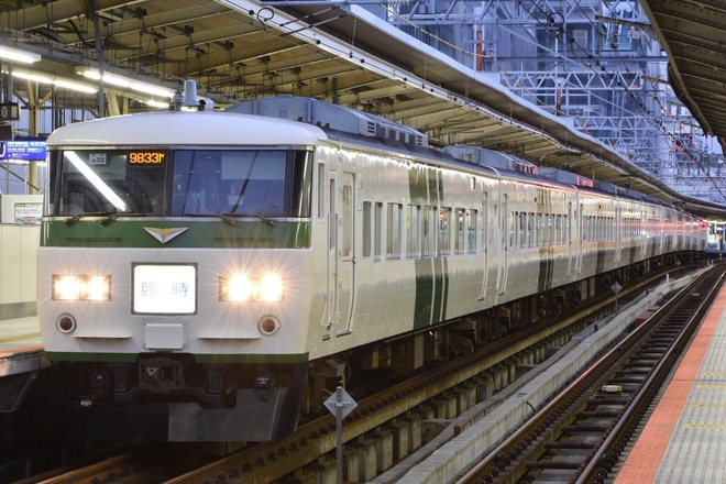 【JR東】「湘南国際マラソン」開催に伴う臨時列車運転(2019)を横浜駅で撮影した写真