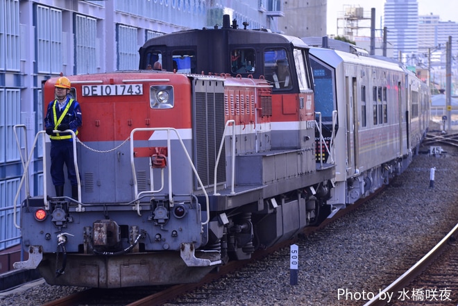 【JR貨】GV-E400 (GV-E401-5/6+GV-E402-5/6+GV-E400-4)甲種輸送を兵庫駅で撮影した写真