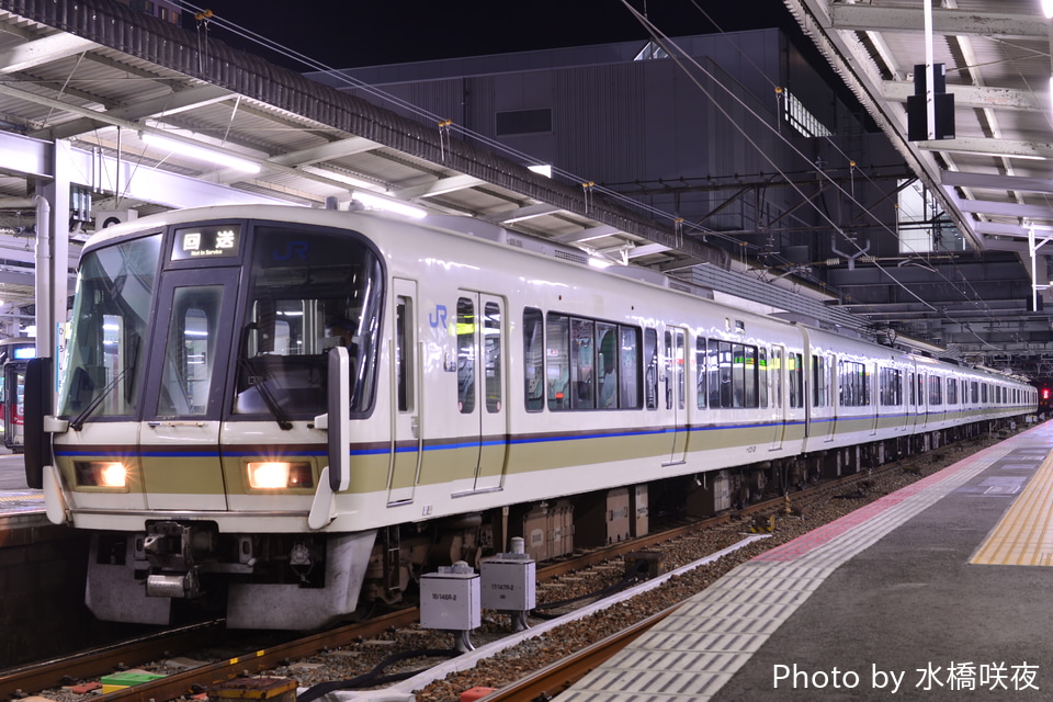 【JR西】最後の未更新車221系A3編成下関総合車両所への拡大写真