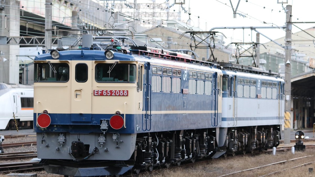 JR貨】EF65-2088国鉄特急色になり大宮車両所出場 |2nd-train鉄道ニュース
