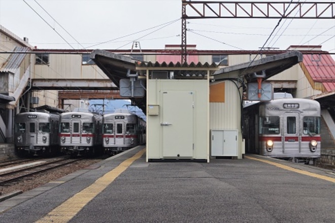 【長電】さよならO2編成イベントを須坂駅で撮影した写真