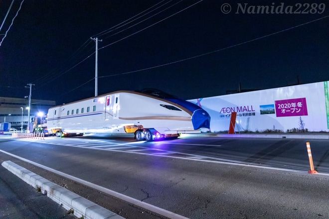 【JR東】E7系F26編成が陸送を不明で撮影した写真