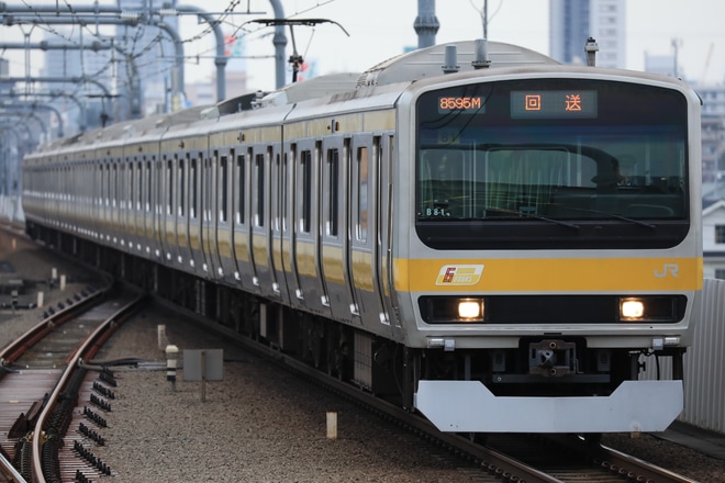 【JR東】E231系B81編成大宮総合車両センター入場を東小金井駅で撮影した写真