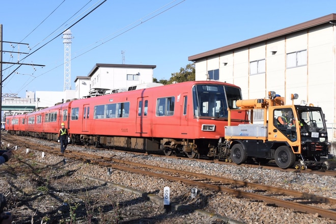 【名鉄】5300系5305F廃車回送を名電築港（信）で撮影した写真