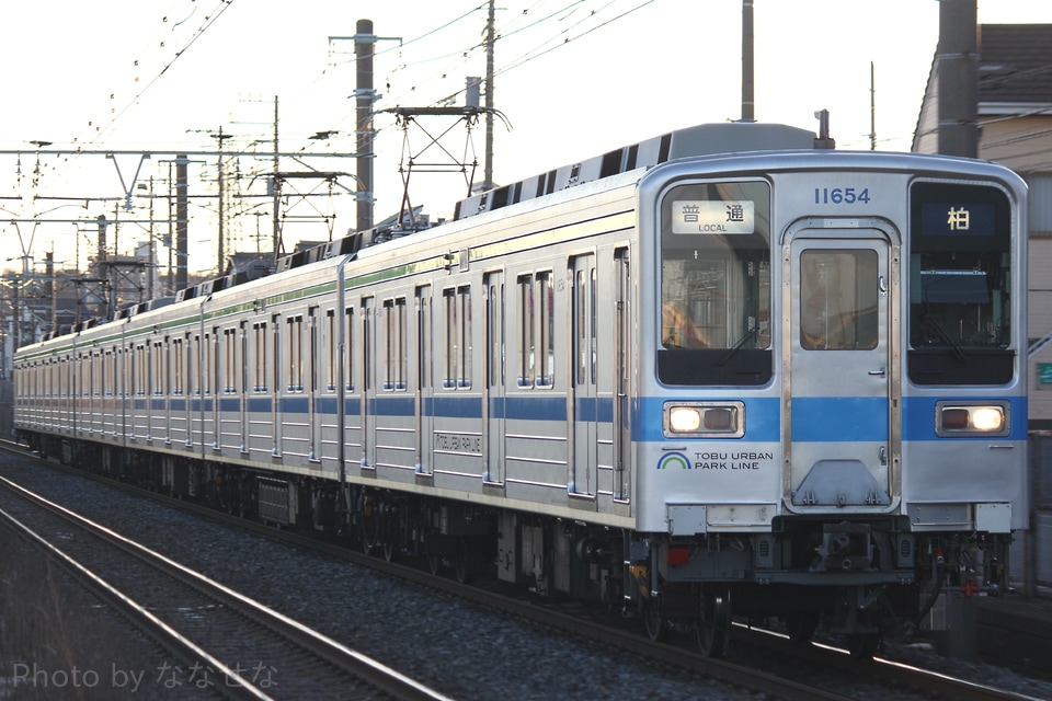 【東武】10030系11654F 野田線での営業運転開始の拡大写真