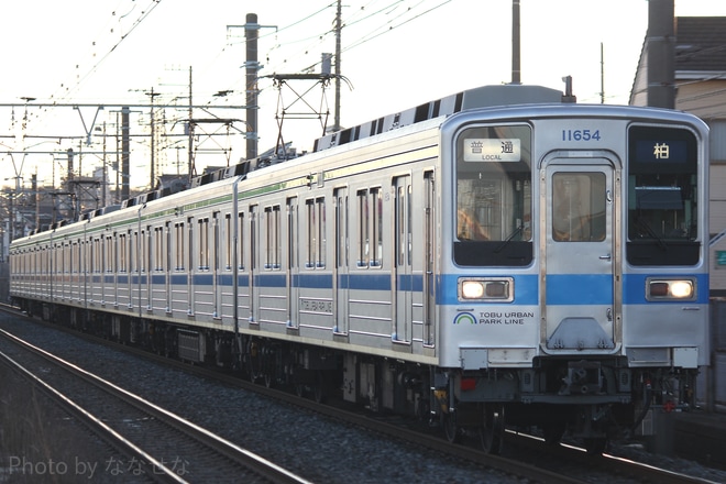 【東武】10030系11654F 野田線での営業運転開始を不明で撮影した写真