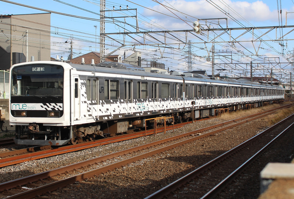 【JR東】209系改mue train総武本線,成田線で試運転の拡大写真