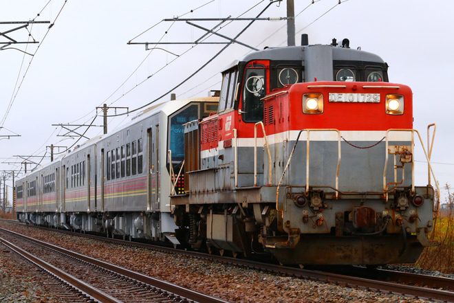 【JR東】GV-E400系5両甲種輸送(20200115)